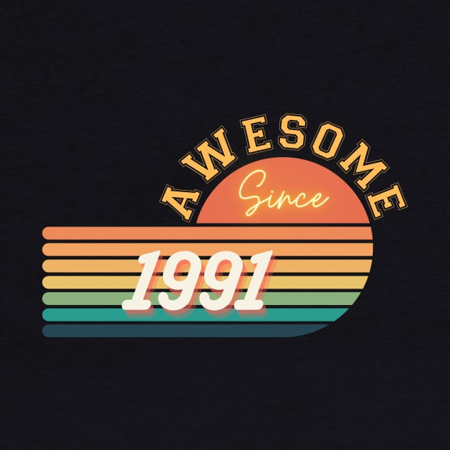 Awesome since 1991 by Qibar Design